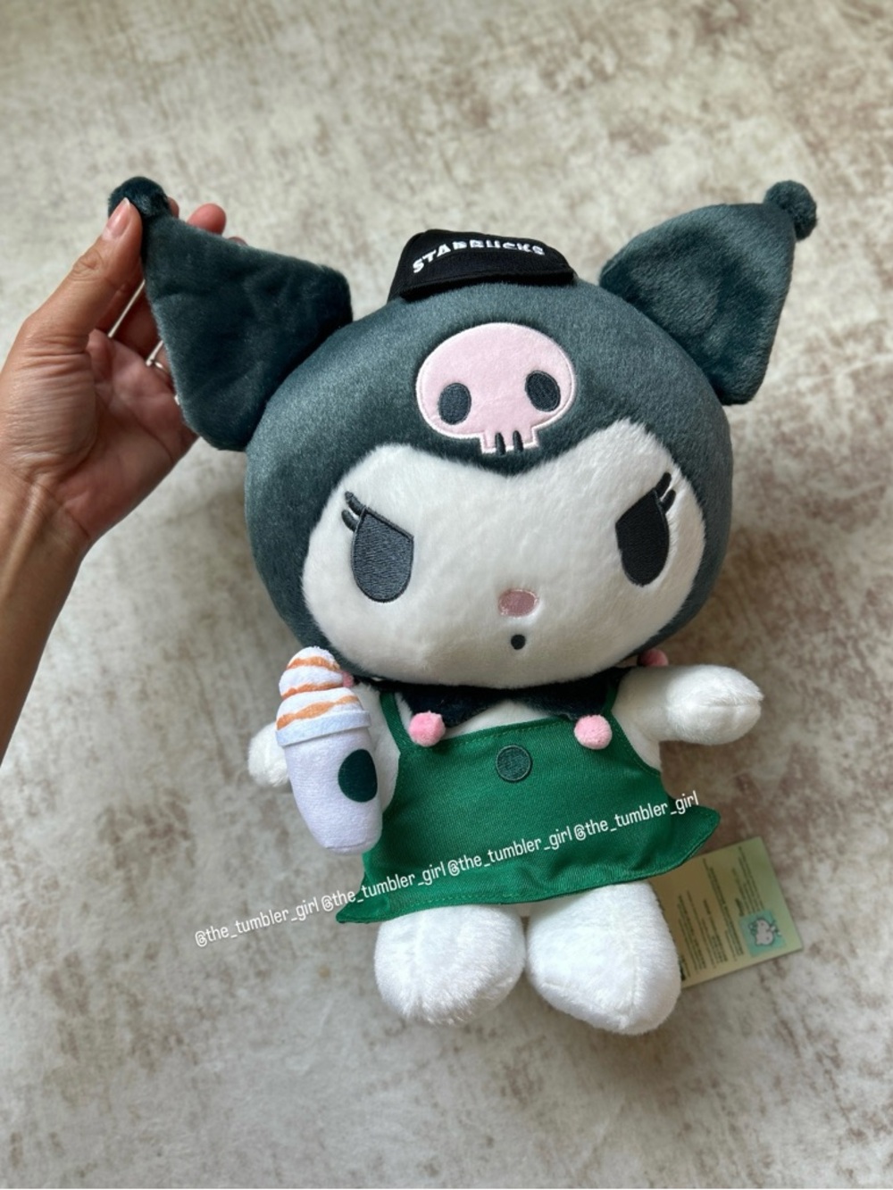 Starbucks Kuromi Limited Edition Collaboration Plushie Hong Kong Exclusive